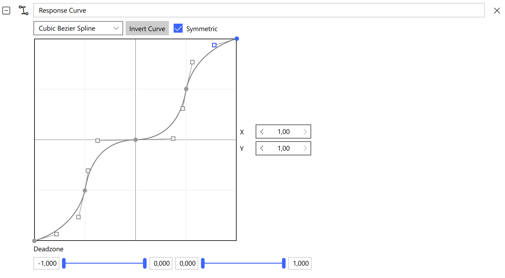 Response Curve action